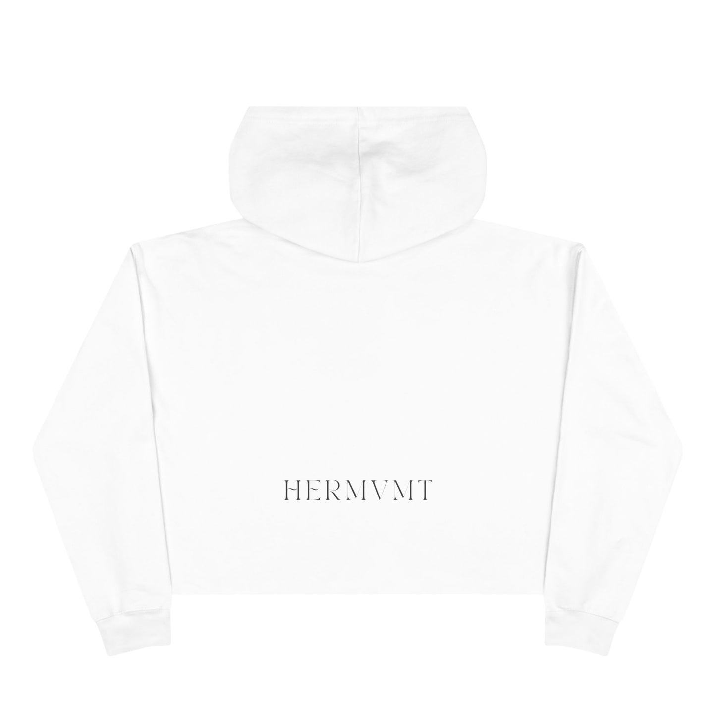 Crop Hoodie - Stylish White Sweatshirt for Trendsetters. Pretty & Paid