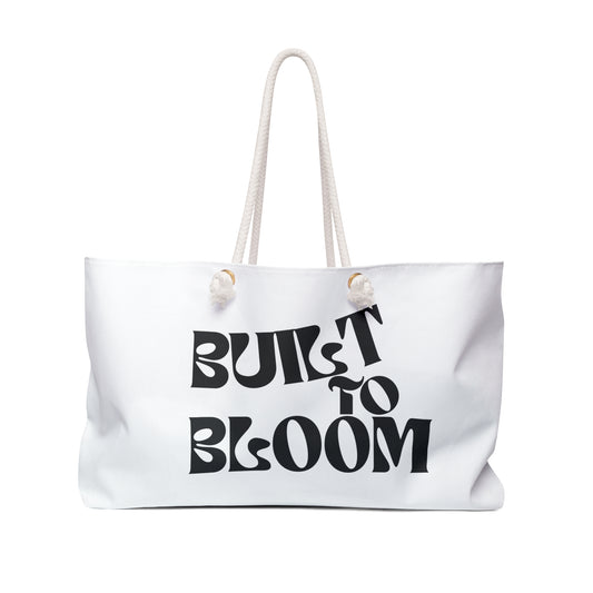 Floral Weekender Bag - Built to Bloom Tote for Travel & Leisure