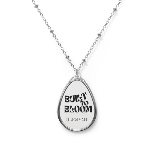 Built to Bloom. Oval Necklace