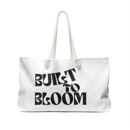 Floral Weekender Bag - Built to Bloom Tote for Travel & Leisure